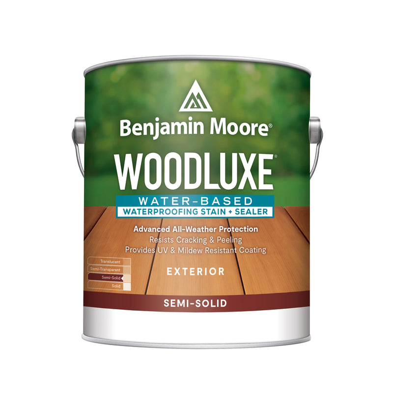 Woodluxe® Water-Based Waterproofing Exterior Stain + Sealer - Semi-Solid