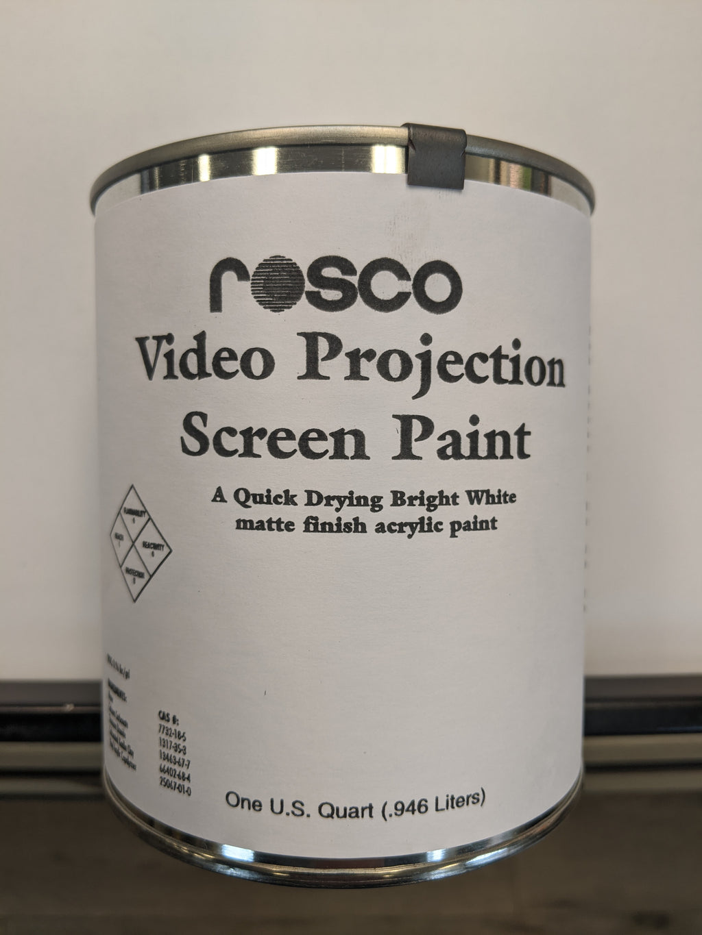Rosco Projection Screen Paint 1 Quart (946ml) Pro Glo Paints