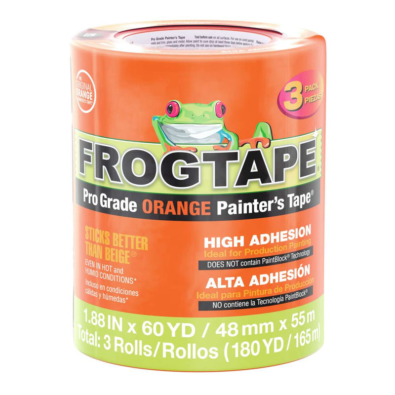 FrogTape® Pro Grade Orange Painter’s Tape® 3 pk, 1.88 in. x 60 yd