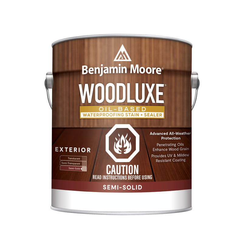 Woodluxe® Oil-Based Waterproofing Exterior Stain + Sealer - Semi-Solid