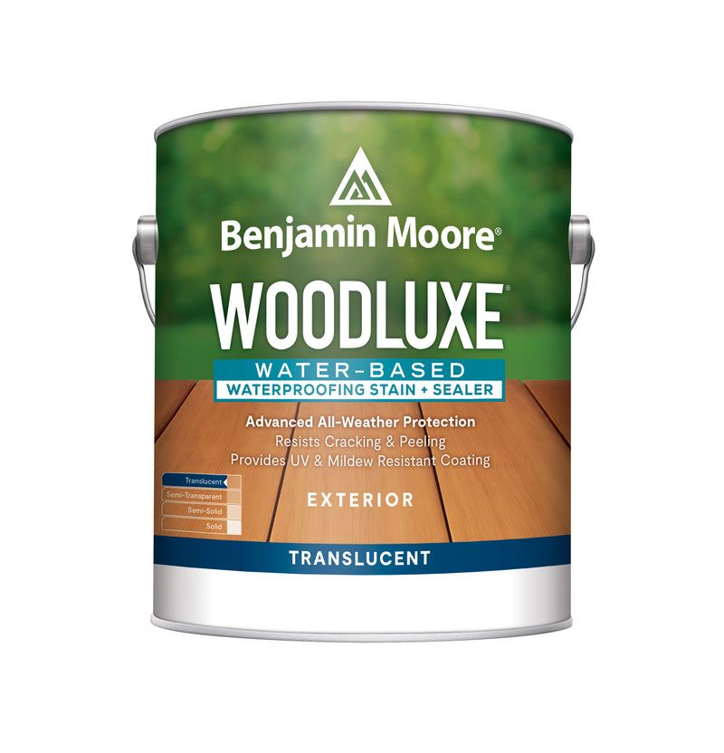 Woodluxe® Water-Based Waterproofing Exterior Stain + Sealer - Translucent