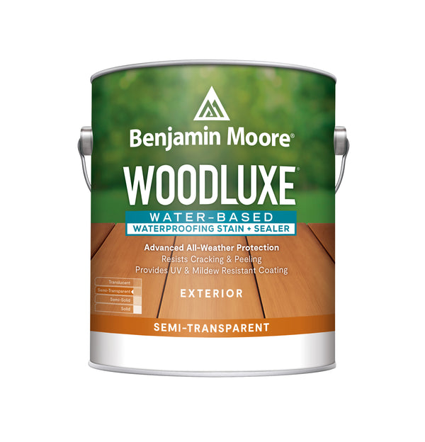 Woodluxe® Water-Based Waterproofing Exterior Stain + Sealer  - Semi-Transparent