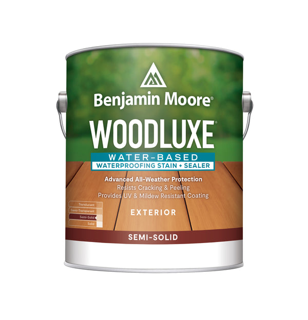 Woodluxe® Water-Based Waterproofing Exterior Stain + Sealer - Semi-Solid