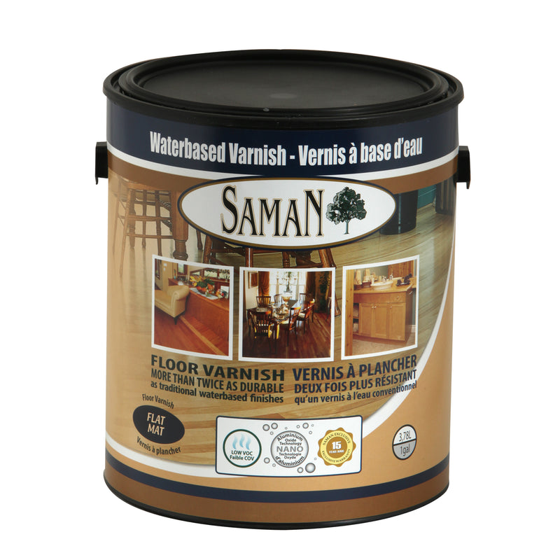 SamaN Waterbased Varnish Flat Finish