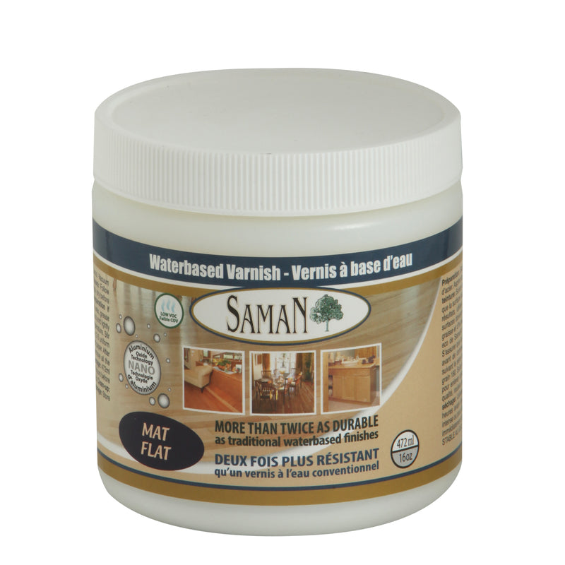 SamaN Waterbased Varnish Flat Finish