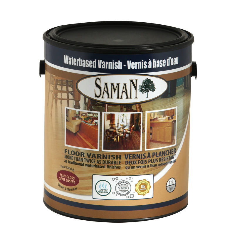 SamaN Waterbased Varnish Semi Gloss Finish