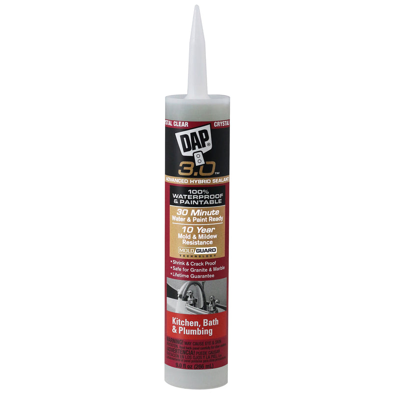 DAP®  3.0™ High Performance Kitchen, Bath & Plumbing Sealant