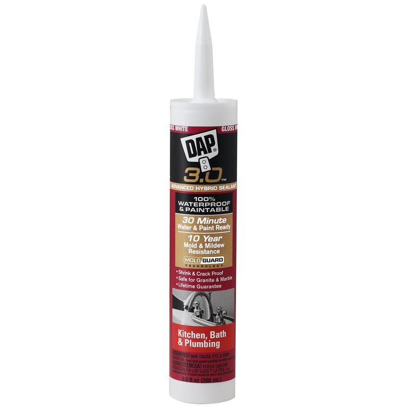 DAP®  3.0™ High Performance Kitchen, Bath & Plumbing Sealant