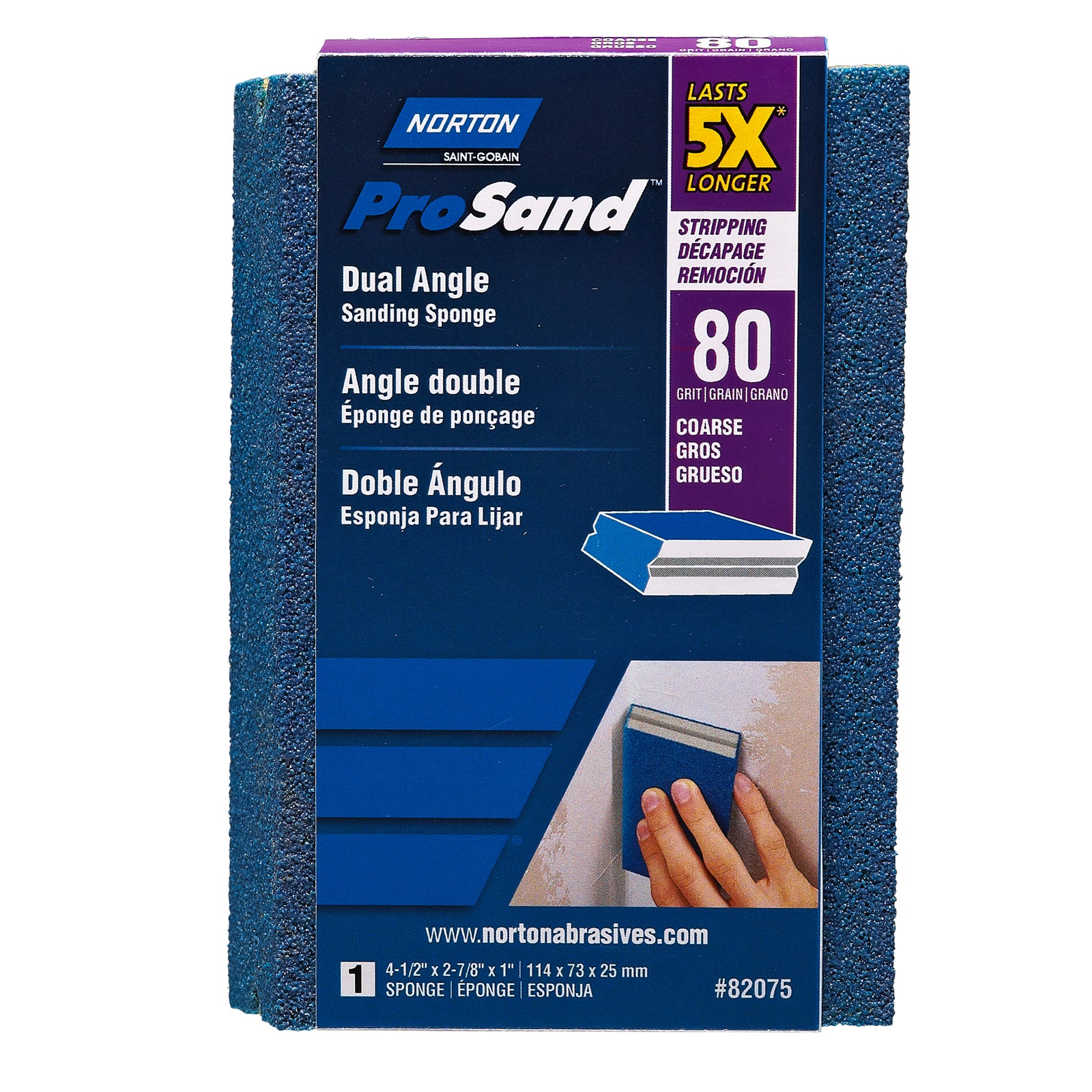 Norton Dual Angle Sanding Sponge Pro Glo Paints