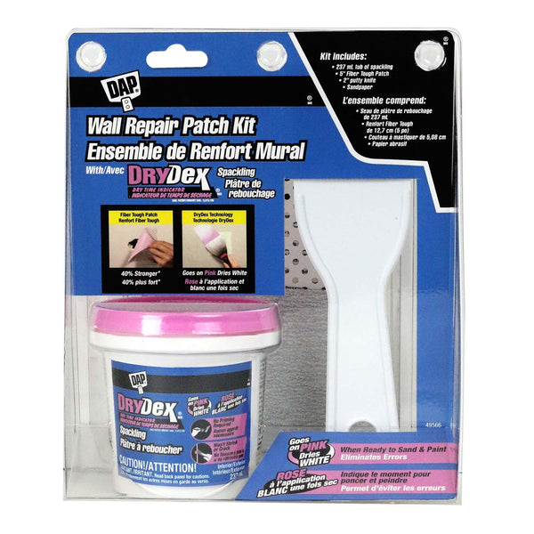 Dap Wall Repair Patch Kit — Featuring DryDex Spackling